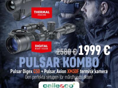 Pulsar Kombo (Pulsar Digex C50 + Pulsar Axion XM30F termisk kamera) 2580.00€ ->1999.00€